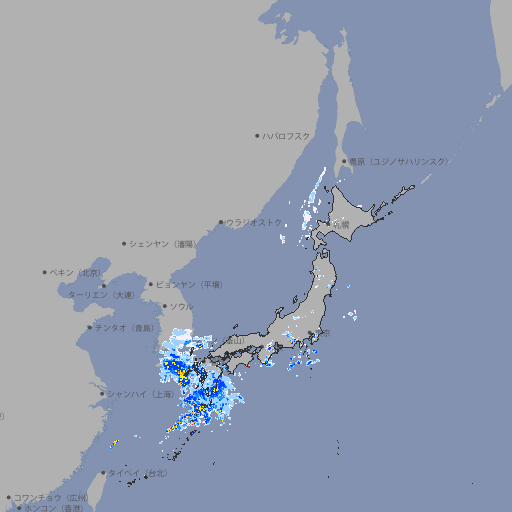 雨雲レーダー