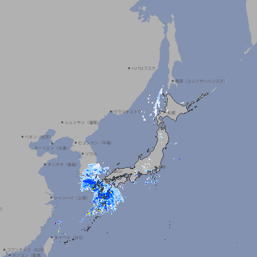 雨雲レーダー