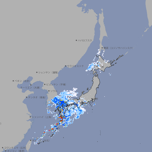 雨雲レーダー