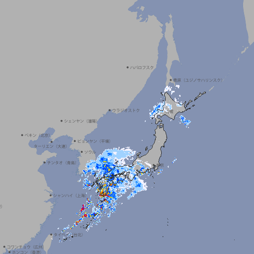 雨雲レーダー