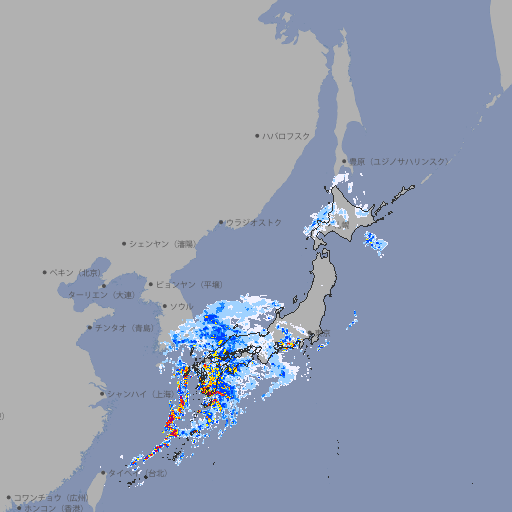 雨雲レーダー