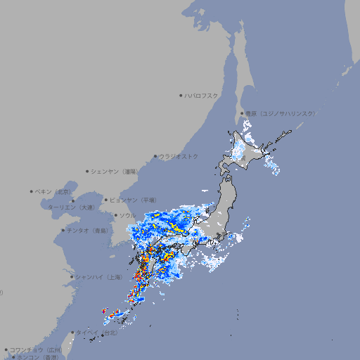 雨雲レーダー