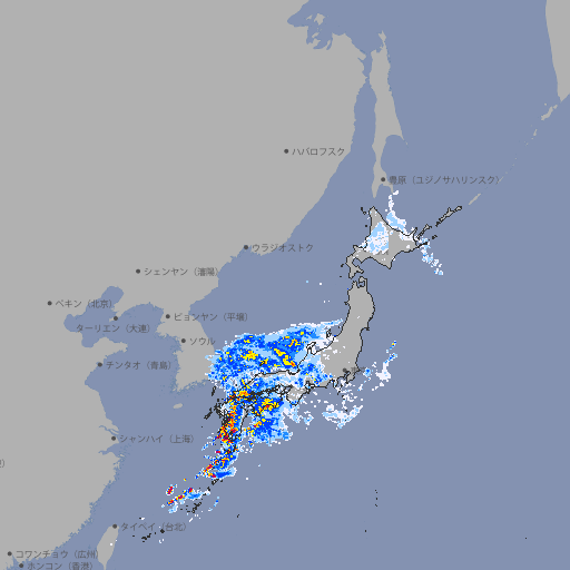 雨雲レーダー