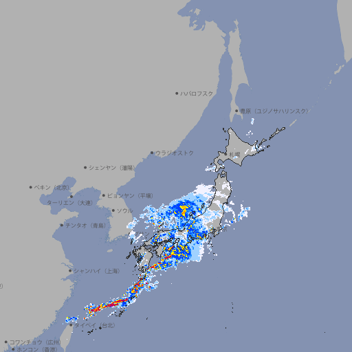雨雲レーダー