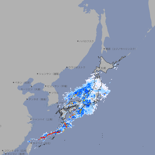 雨雲レーダー