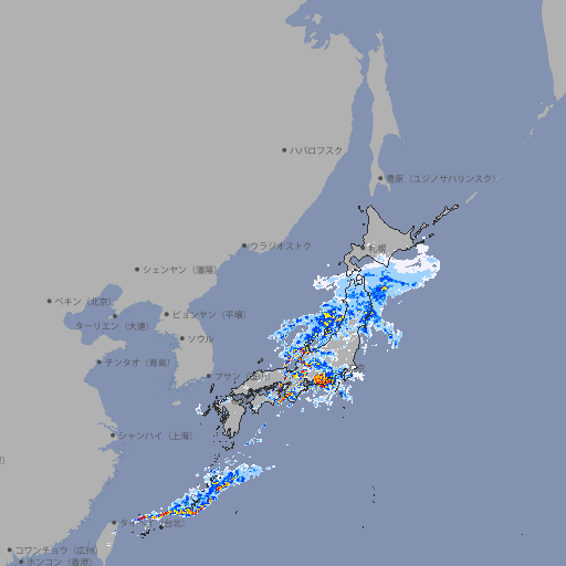 雨雲レーダー