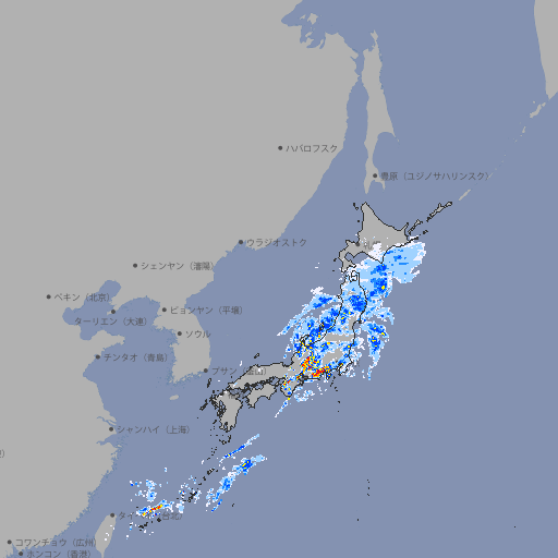雨雲レーダー