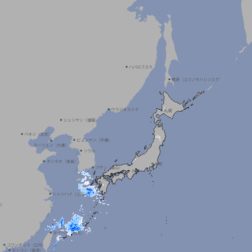 雨雲レーダー