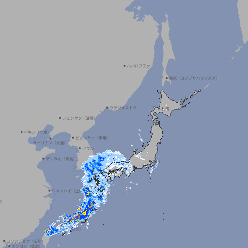 雨雲レーダー