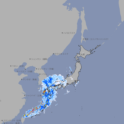 雨雲レーダー