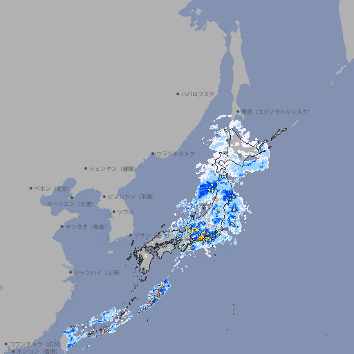 雨雲レーダー