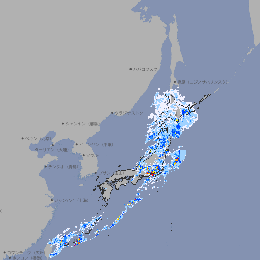 雨雲レーダー