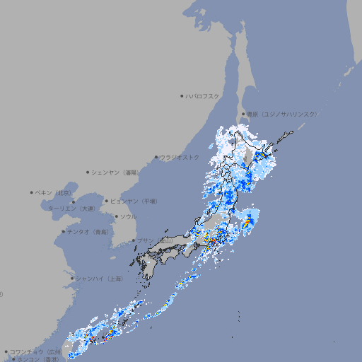 雨雲レーダー