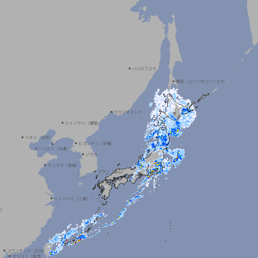 雨雲レーダー