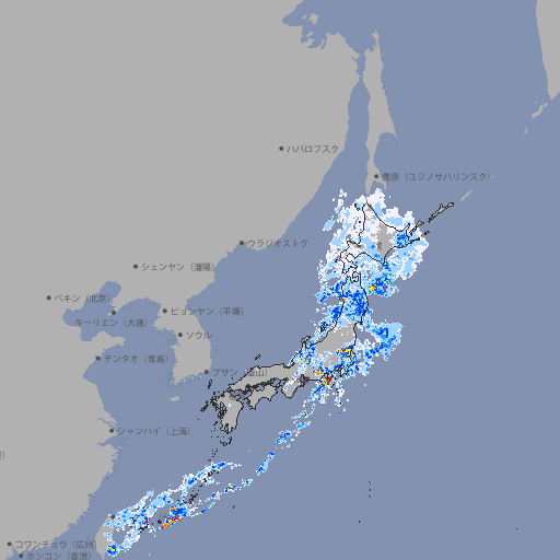 雨雲レーダー