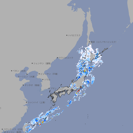 雨雲レーダー