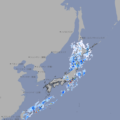 雨雲レーダー
