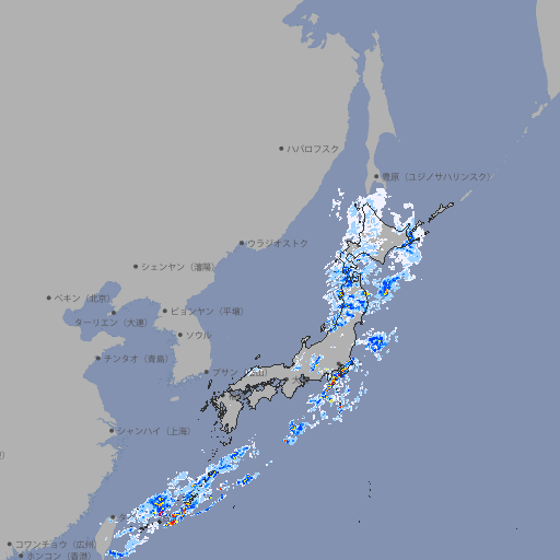 雨雲レーダー