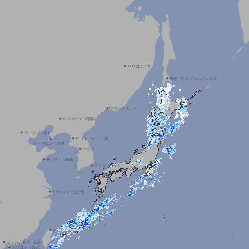 雨雲レーダー