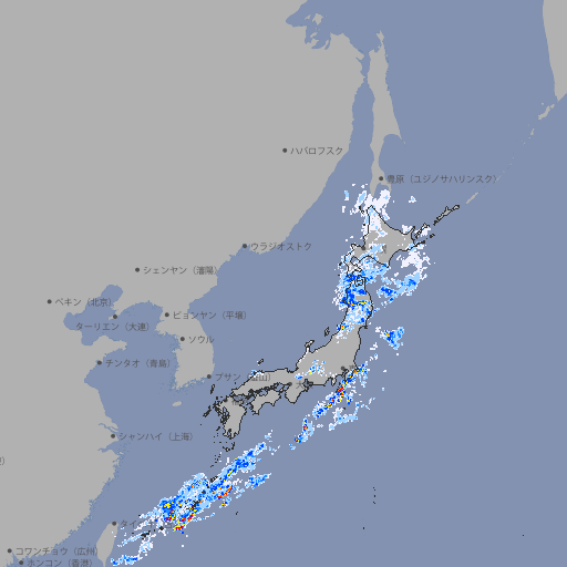 雨雲レーダー
