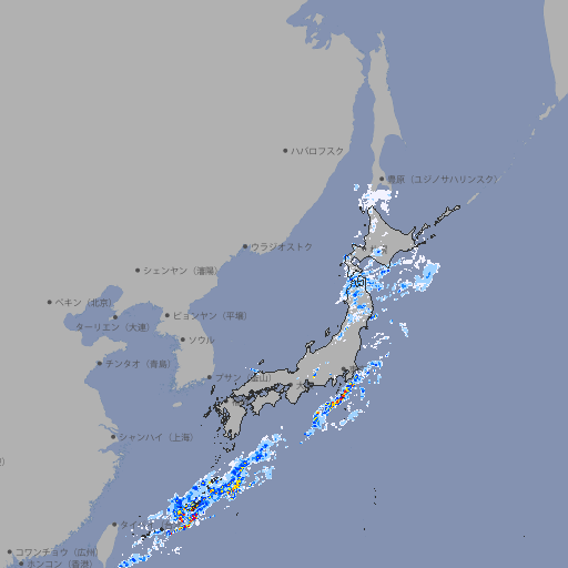 雨雲レーダー