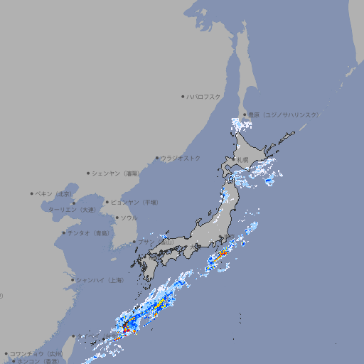 雨雲レーダー