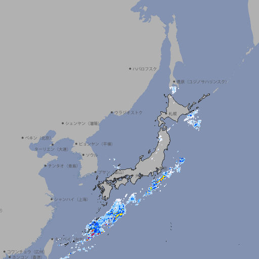 雨雲レーダー