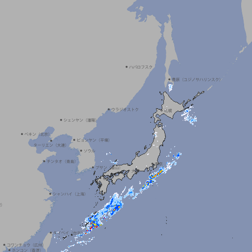 雨雲レーダー