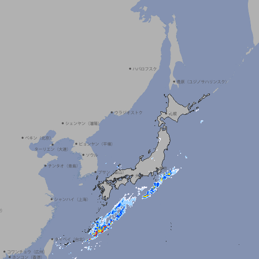 雨雲レーダー