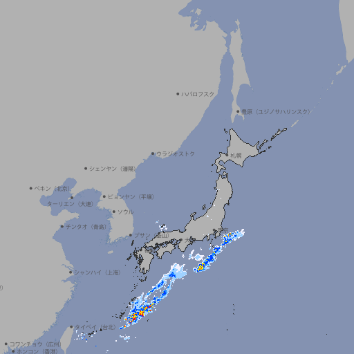 雨雲レーダー