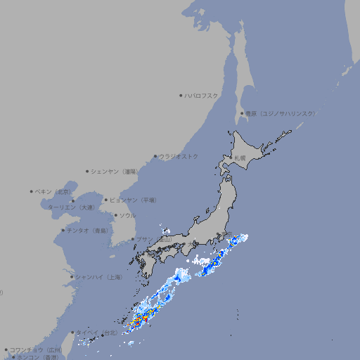 雨雲レーダー