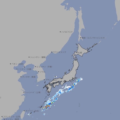 雨雲レーダー