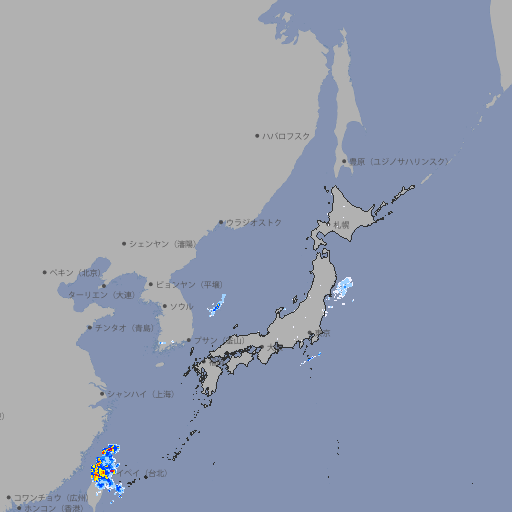 雨雲レーダー