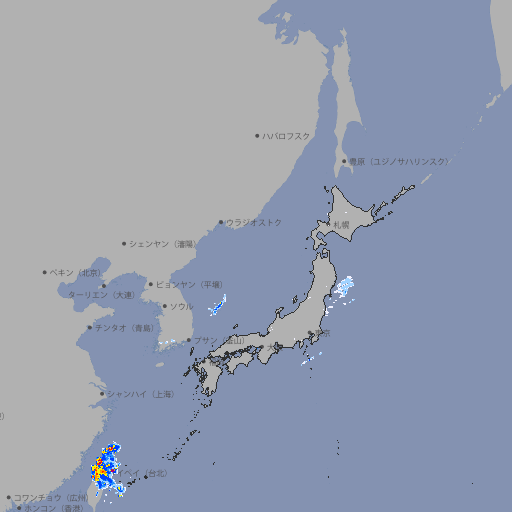 雨雲レーダー