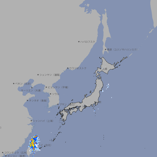 雨雲レーダー