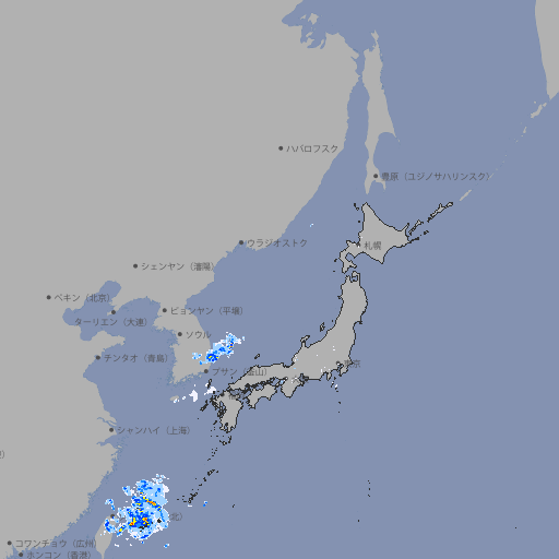 雨雲レーダー