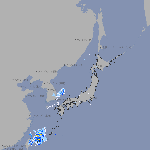 雨雲レーダー