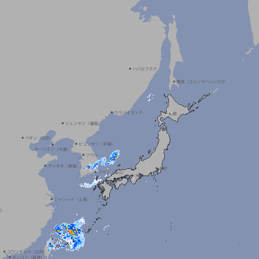 雨雲レーダー