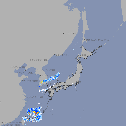 雨雲レーダー