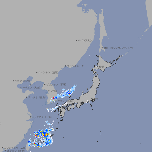 雨雲レーダー