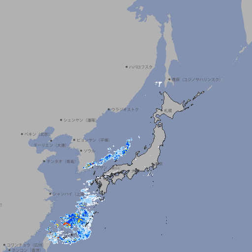 雨雲レーダー