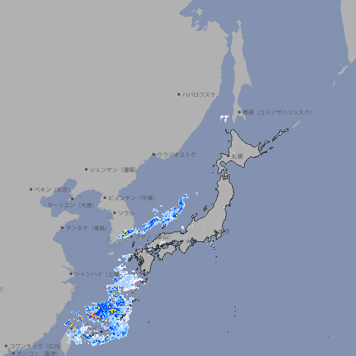 雨雲レーダー