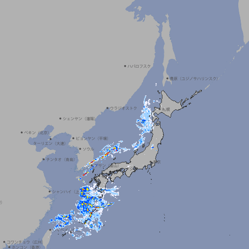 雨雲レーダー