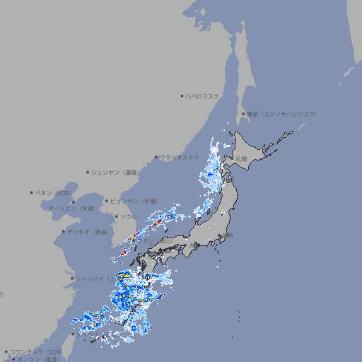 雨雲レーダー