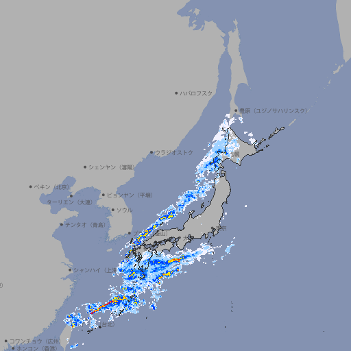 雨雲レーダー