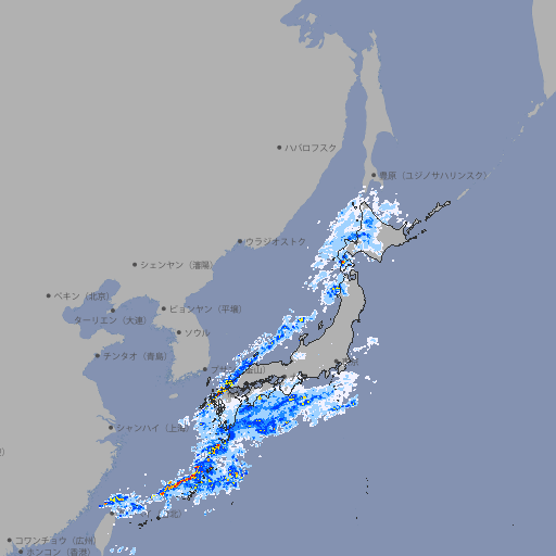雨雲レーダー