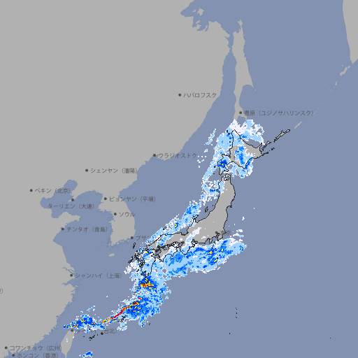 雨雲レーダー