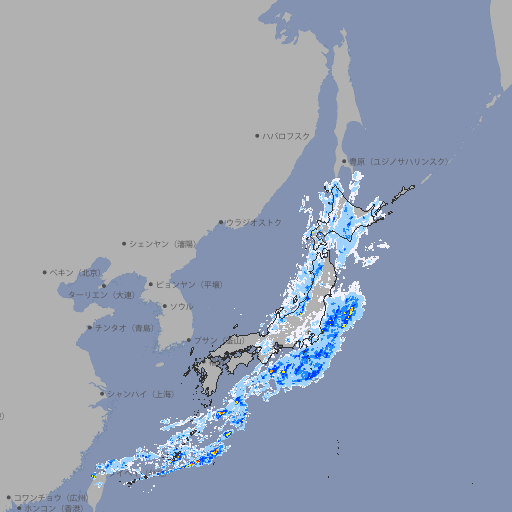 雨雲レーダー
