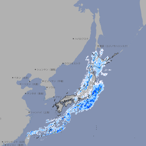 雨雲レーダー