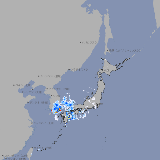 雨雲レーダー